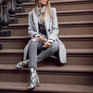 Aldo Aurella Snake skin Ankle Boots - Size 8.5